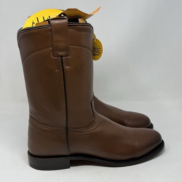 Corral Other - Corral A4068 Cowboy Roper Boots Mens 9 EE Wide Brown Leather Mid Calf Western